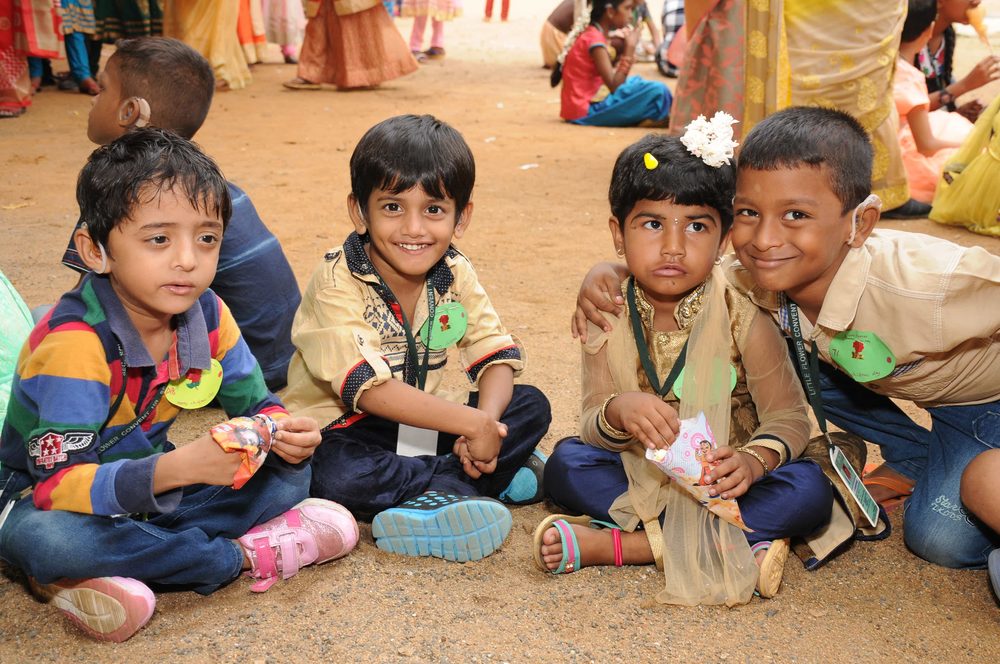 Children smiling